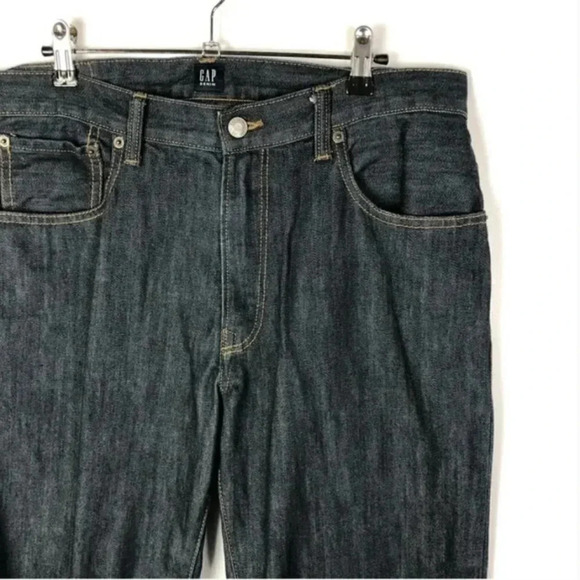 Gap Standard Fit Dark Indigo Straight Leg Jeans 32X32 - Picture 4 of 5